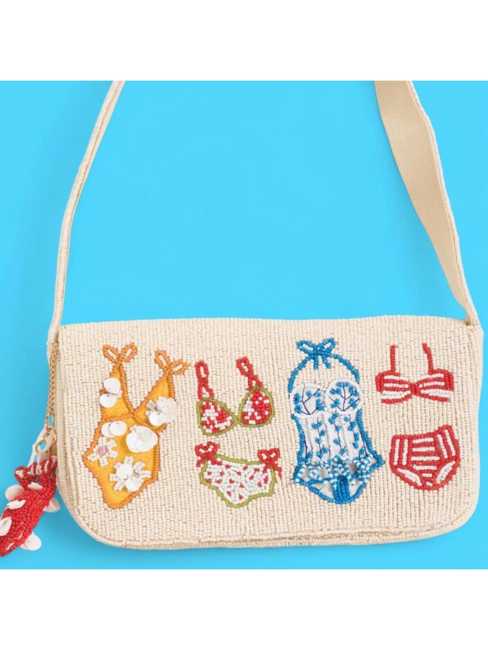 Tiktok Viral Bikini Bathing Suit Swimsuit Beaded Bag